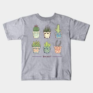 Cute succulents Kids T-Shirt